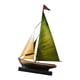 thumbnail image 5 of Figura De Velero, Modelo De Barco, Estante De Apoyo, Gabinete De Regalo, Oficina, Estatua De Barco De Hierro Verde, 5 of 5
