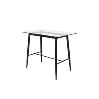 Habita2 Chile - Mesa De Bar 120Cm Atlas Vidrio Black