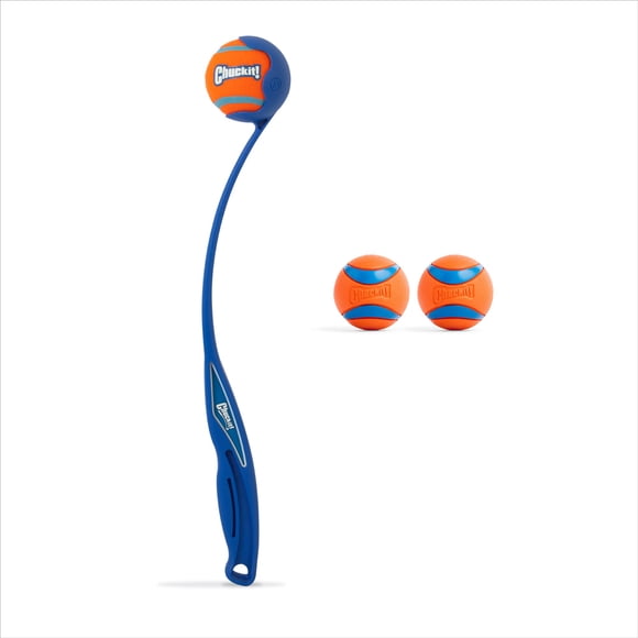 Juguete Para Perros Paquete Ultra Ball Launcher Para Perros De 9 A 27 Kg
