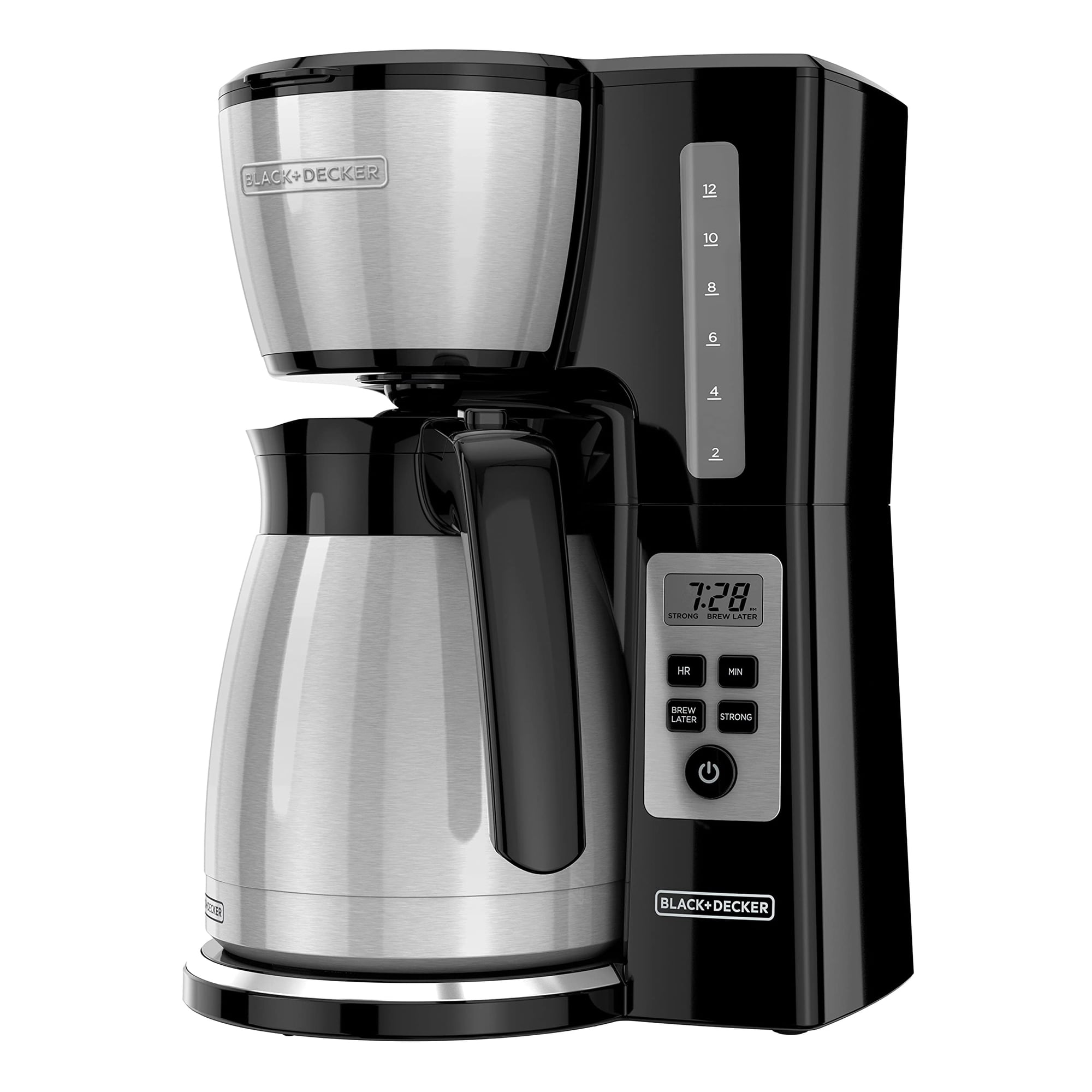 Cafetera Black+decker De 12 Tazas, Programable Térmicamente