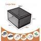 thumbnail image 2 of Caja organizadora de zapatos set x3 unidad negro, 2 of 3