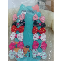 Genérico - Pinches Para Mascotas Set 12 Lazos Colores Surtidos