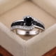 thumbnail image 1 of Dazzling Crystal Zircon Wedding Ring for Women - Delicate and Classic Jewelry Gift, 1 of 5