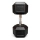 thumbnail image 2 of Mancuerna Hexagonal Cromada Caucho 30 Kg Crossfit Negro, 2 of 2