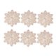 thumbnail image 5 of 6 Unids Mesa De Comedor Hueca Placemat Anti-Scalding For Wedding Halloween Dining Gold, 5 of 5