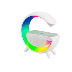 Disparo - Lampara Mesa Inteligente Forma G Altavoz Bluetooth Led Cargador