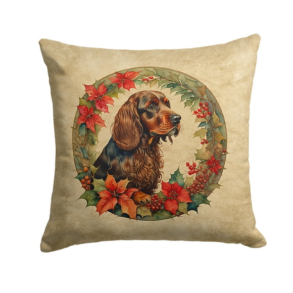Cojín Field Spaniel Christmas