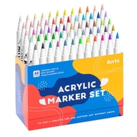 Arrtx Marcadores Acrílicos De 60 Colores 60A
