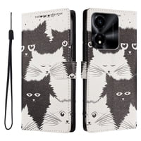 Foxdock Funda Tipo Cartera Para Honor Magic X5C Plus Con Soporte Y Correa – Diseño De Patrones Lindos