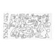 thumbnail image 4 of Niños Colorear Rollo Kid Graffiti Desplazamiento Colorable Dibujo Papel Zoológico, 4 of 5