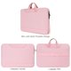 thumbnail image 3 of Funda para portátil ImComor de 15.6 pulgadas para Macbook Pro 16, rosa, 3 of 7