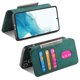 thumbnail image 2 of Funda Billetera Magnética para Samsung Galaxy S22 Soporte Tarjetas Desmontable Verde, 2 of 6