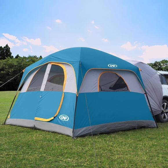 Carpa Suv Para Camping Para 6 Personas Con Cubretecho 300 X 270 X 198 Cm Azul