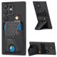 thumbnail image 3 of Funda Resistente para Samsung Galaxy S23 Ultra con Tarjetero y Soporte, Diseño Magnético Negro, 3 of 5