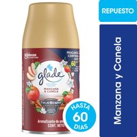 Aromatizante Ambiental Repuesto Aerosol Manzana Y Canela Lata 270 Ml Glade