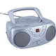 thumbnail image 1 of Reproductor de CD Portátil Proscan Boombox Plateado, 1 of 1