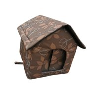 Ioensy - Casa Para Gatos Al Aire Libre, Cueva Para Gatitos, Refugio Impermeable Para Gatos Callejeros, Perros Y Cachorros, Tamaño Xl