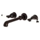 thumbnail image 1 of Grifo de bañera romana de montaje en pared Kingston Brass English Vintage, 1 of 3