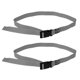 thumbnail image 1 of 1 par correas de correas de carro de golf de 1 m 25 mm con hebilla de liberación rápida gris, 1 of 5