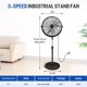 thumbnail image 2 of Ventilador Eléctrico Simple Deluxe de Pedestal 18" Alta Velocidad 120V, 2 of 8