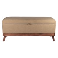 Máxima Design - Banqueta Con Baúl Incy Beige Delta 120X40X50 Cm
