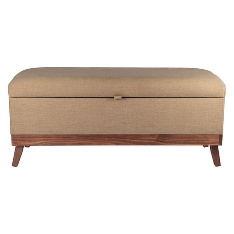Máxima Design - Banqueta Con Baúl Incy Beige Delta 120X40X50 Cm