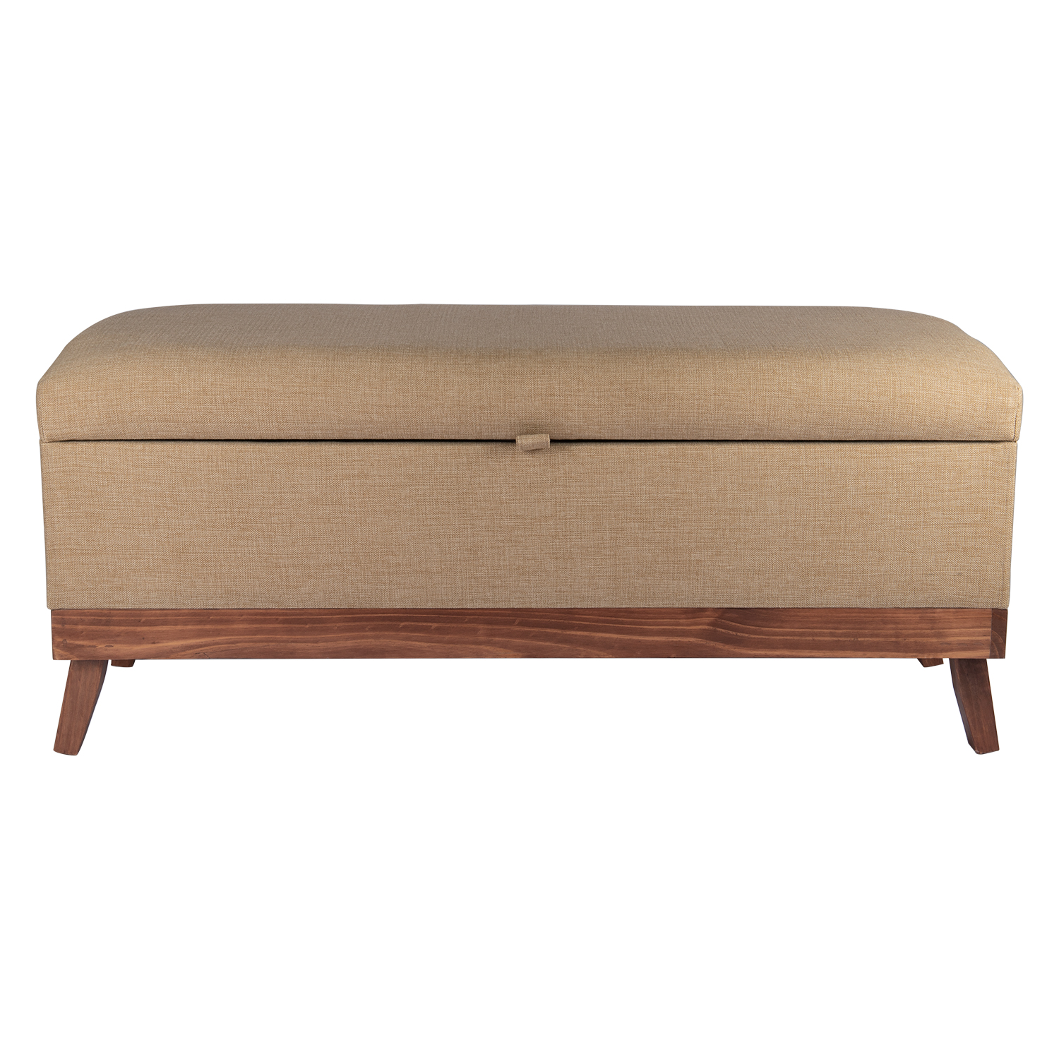 Máxima Design - Banqueta Con Baúl Incy Beige Delta 120X40X50 Cm