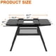 thumbnail image 2 of Soporte para parrilla DELSbbq ajustable para la serie Ninja Woodfire, 2 of 7