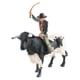 thumbnail image 3 of Figuras De Toro De PVC Con Jinete, Modelo De Decoración De Recuerdo De Fiesta Para Niños, 3 of 3