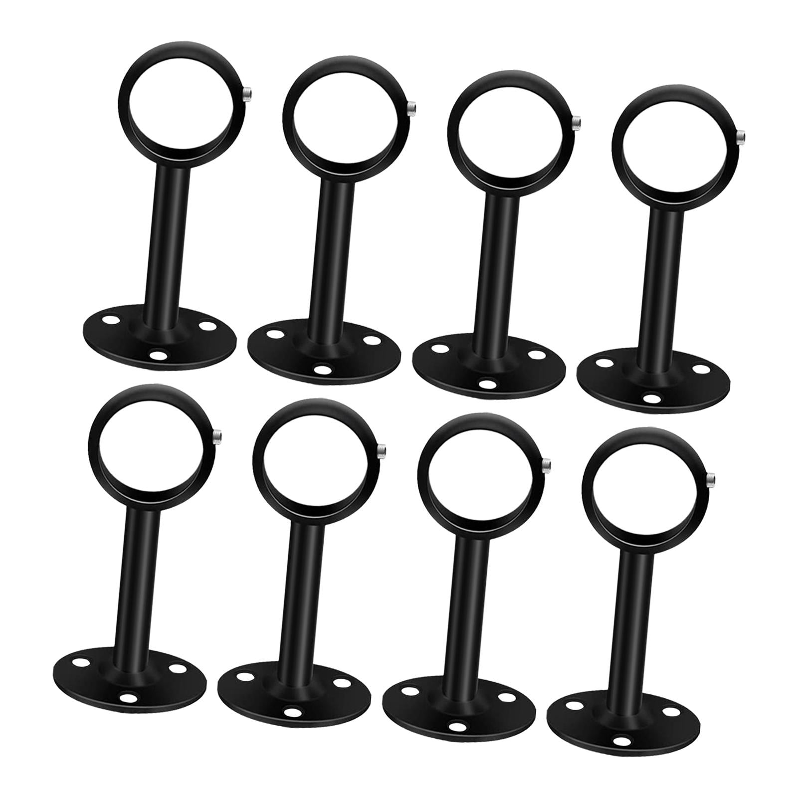 Bothyi - Soporte De Barra De Cortina De Techo, Multifuncional, Resistente, Para El Hogar, 8 Uds.