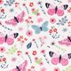 thumbnail image 5 of Juego de sábanas Scientific Sleep para cama individual con mariposa rosa, 5 of 5