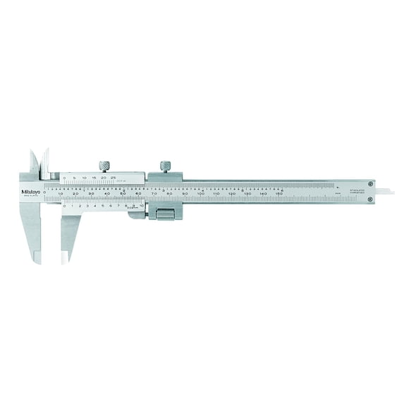 Calibrador Vernier Mitutoyo 532-120 Acero Inoxidable 0-18 cm