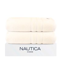 Pack 2 Toallas De Baño Nautica Home 100% Algodón 76X137Cm Beige