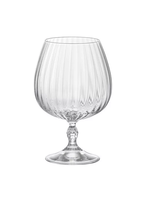 Genérico - Set 6 Copas Brandy Cognac Cristal Bormioli Rocco Premium Transparente