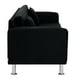 thumbnail image 3 of Sofa New Retro 3c Felpa 12 Negro, 3 of 6