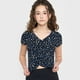 thumbnail image 3 of Polera Niña Teen MC Rib Full Navy Corona, 3 of 5
