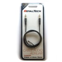 Royaltech - Cable Audio Auxiliar 3.5 A 3.5 1Mt