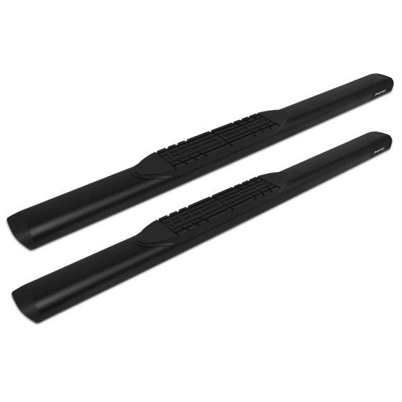 Estribos Ovalados de 5 pulgadas en Aluminio Negro Serie Raptor