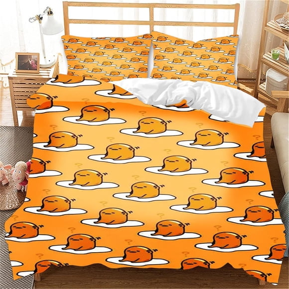 Gude-tama Guza-ma Bedding Set Sheet Set for Kids Adults,All Season Lightweight
