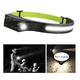 thumbnail image 3 of Linterna frontal LED recargable con sensor de cinta ajustable Cob, 3 of 3