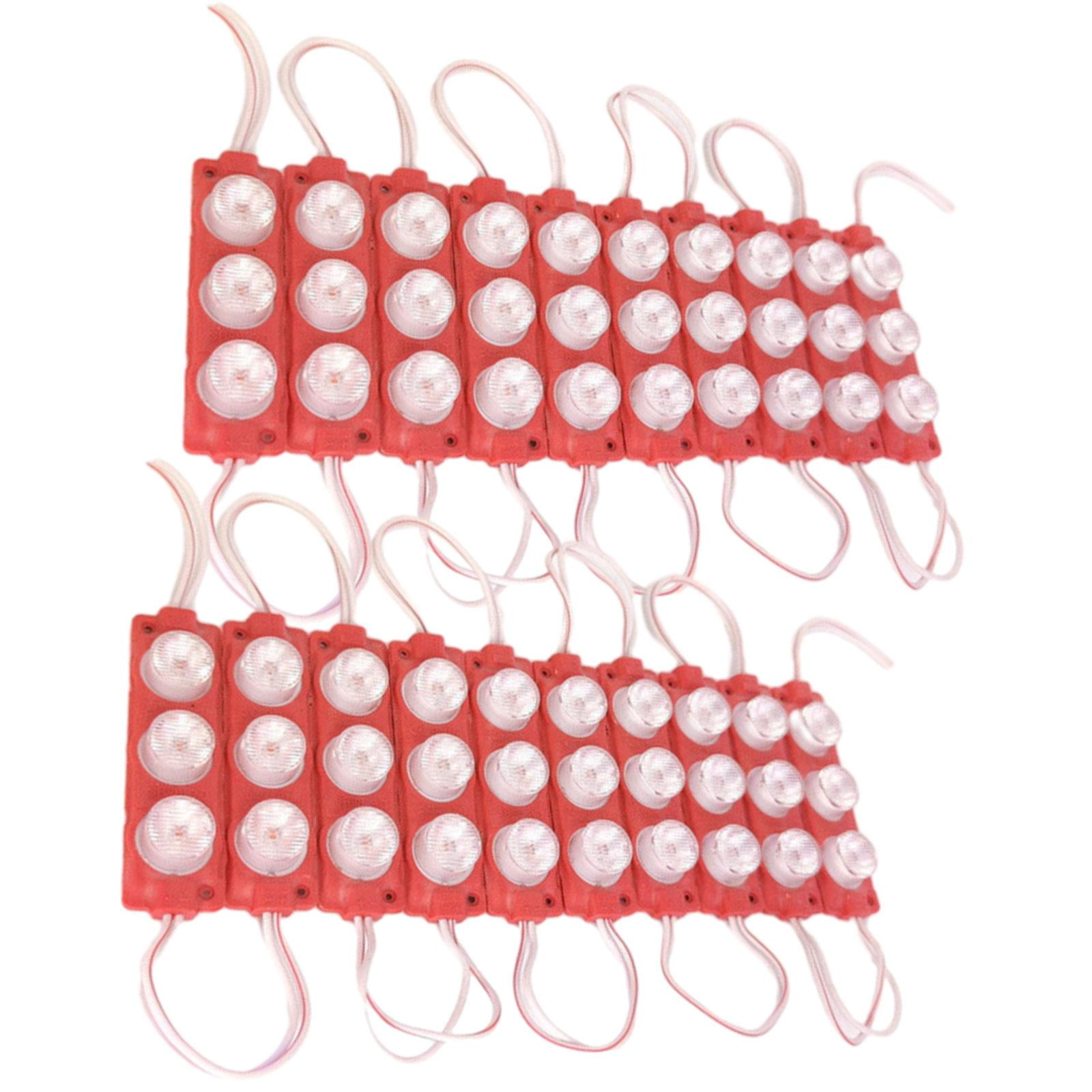 Ioensy - Luz Led De Posición Lateral Para Camión, 24v Cc, Resistente, Elegante, Fácil De Instalar, Accesorios, Luz Roja