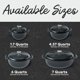 thumbnail image 3 of Cazuela de Hierro Fundido Segretto Cookware 4,57 L Negro Esmaltado, 3 of 9