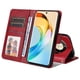 thumbnail image 5 of Funda Billetera para Honor X9B con Porta Tarjetas y Soporte Ajustable Rojo, 5 of 5