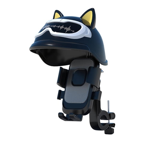 Magideal - Soporte De Teléfono Para Motocicleta Con Cubierta Superior Impermeable, Cuna Para Teléfono De Bicicleta, Soporte Creativo Para Teléfono De Bicicleta A Estilo D