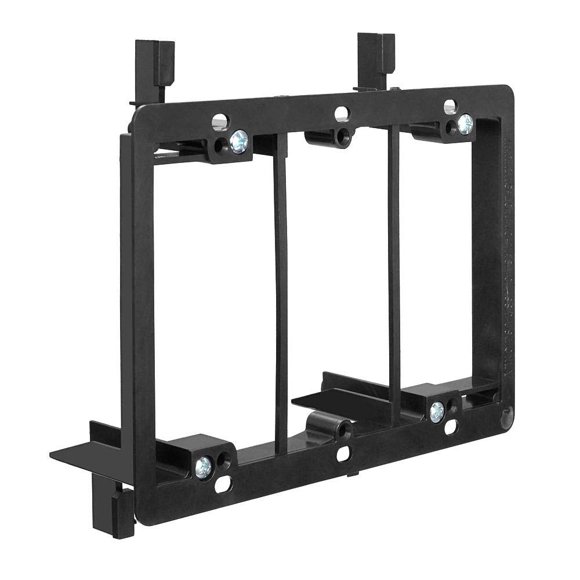 Soporte de montaje Arlington Industries LV3 de 3 módulos, negro