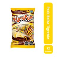 Arcor - Pack 12 Bolsa De Masticable Tigretón 12 Unidades