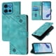 thumbnail image 2 of Funda Cartera para Motorola Moto G75 con Soporte y Ranuras, Resistente a Golpes y Rayones Verde, 2 of 5