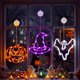 thumbnail image 1 of Luces LED de Halloween Minetom, 3 piezas para ventana, 1 of 3