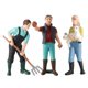 thumbnail image 1 of 3pcs Modelo Farmer Figures Worker Placement Miniatura Exhibición Decoración, 1 of 5