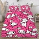 thumbnail image 3 of My Melody Soft 3D Printed Duvet Cover Bedding Set with Comforter Cover 3 Piece Set, 3 of 5